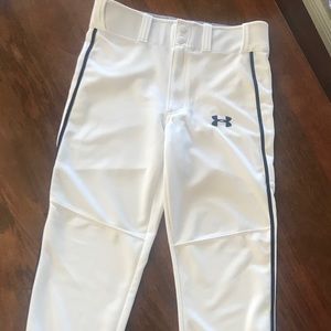 Boys YLG Under Armour Baseball Pants.